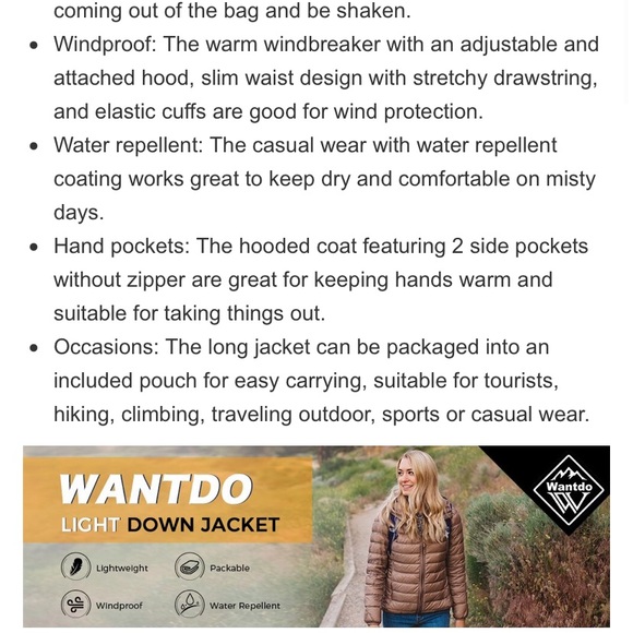 Wantdo Down Jacket - Picture 12 of 15
